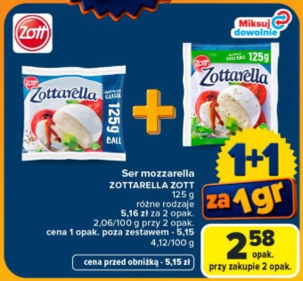 Ser mozzarella