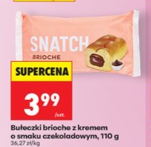 Bułeczki brioche z kremem o smaku czekoladowym