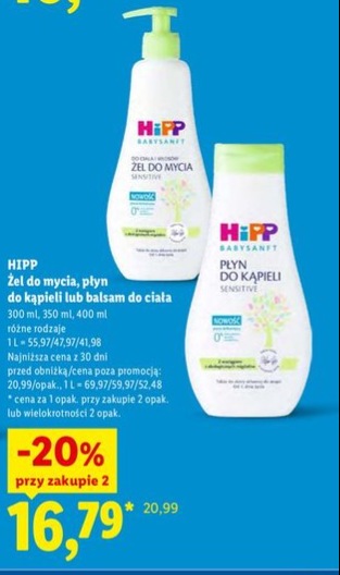 Płyn do kąpieli, żel do mycia lub balsam do ciała