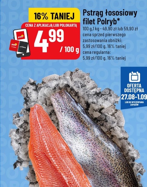 Pstrąg łososiowy filet