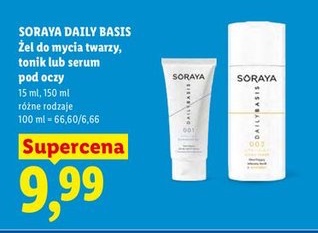 żel do mycia twarzy, tonik lub serum pod oczy