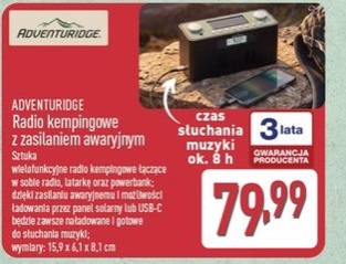 Radio kempingowe z zasilaniem awaryjnym