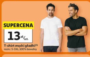t-shirt męski gładki