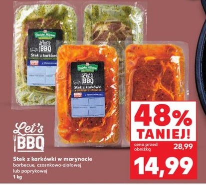 Stek z karkówki w marynacie