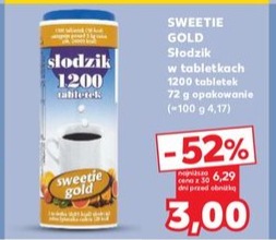 Słodzik w tabletkach