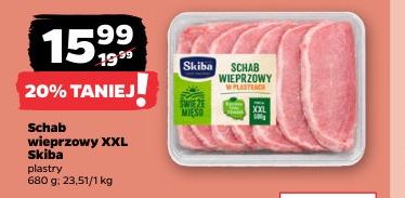 schab wieprzowy XXL plastry