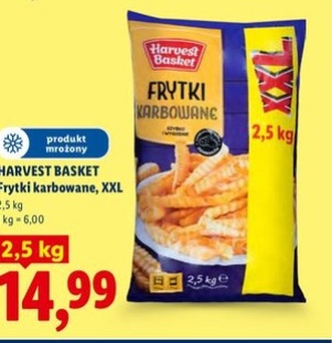 frytki karbowane, XXL