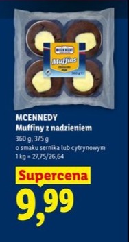 Muffiny z nadzieniem