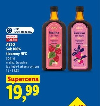 Sok 100% tłoczony NFC