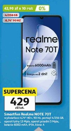 Smartfon Realme NOTE 70T