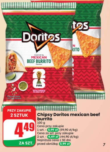 Chipsy mexican beef burrito