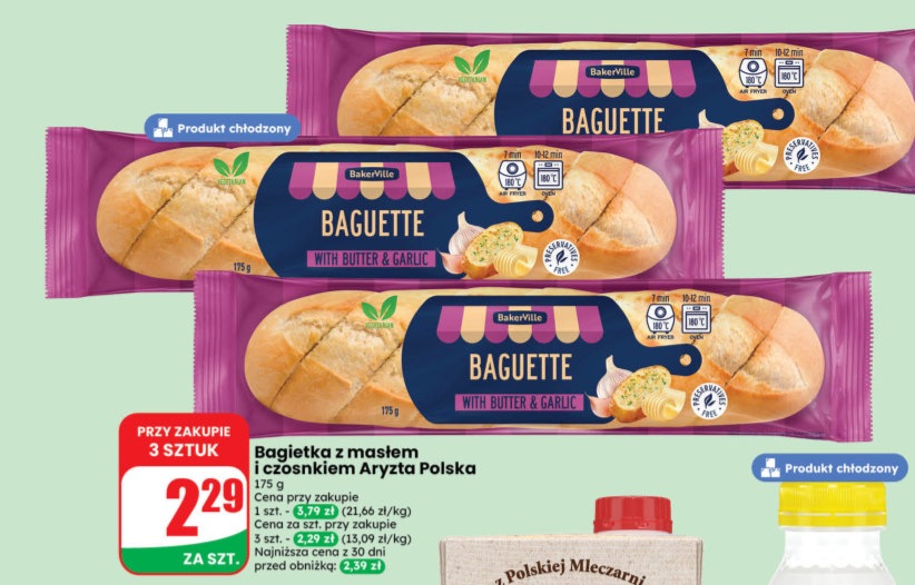 Bagietka z masłem i czosnkiem