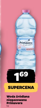 Woda źródlana niegazowana