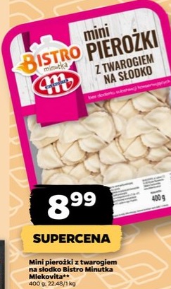Mini pierożki z twarogiem na słodko
