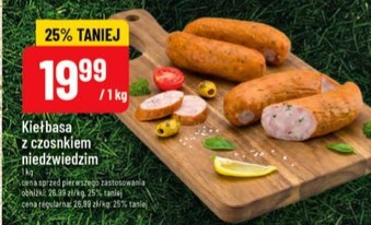 Kiełbasa z czosnkiem niedźwiedzim