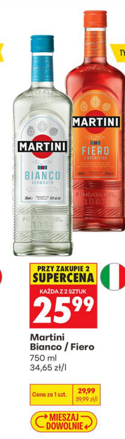 wermut Bianco lub Fiero