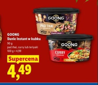 Danie instant w kubku