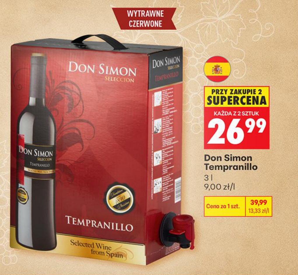 Wino Tempranillo