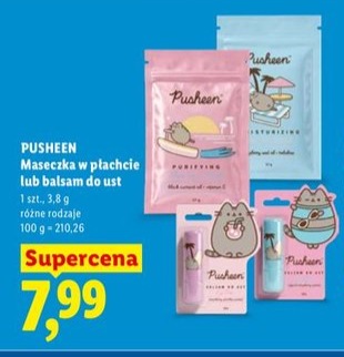 Maseczka w płachcie lub balsam do ust