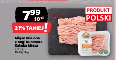 mięso mielone z nogi kurczaka