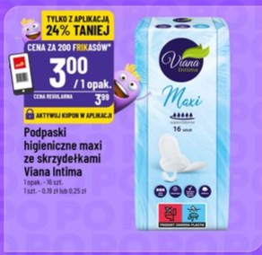 Podpaski higieniczne maxi ze skrzydełkami