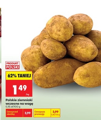 ziemniaki wczesne na wagę