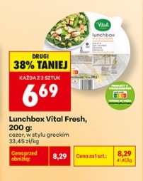 Lunchbox cezar w stylu greckim