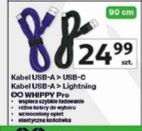 Kabel USB-A do USB-C lub USB-A do Lightning