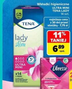 Wkładki higieniczne ULTRA MINI TENA LADY