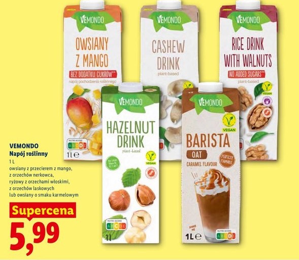 napój roślinny