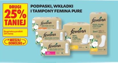 Wszystkie podpaski, wkładki i tampony