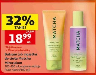 Balsam lub mgiełka do ciała Matcha