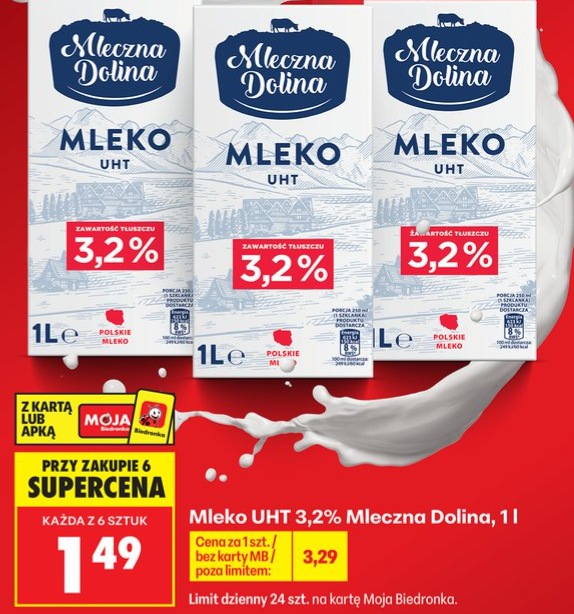 Mleko UHT 3,2%