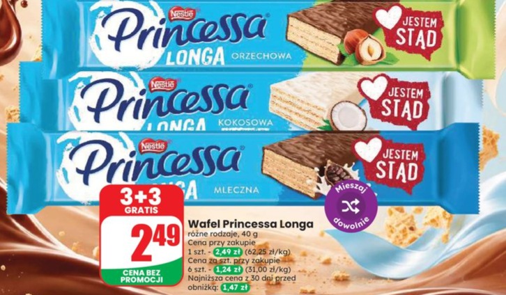 wafel Princessa Longa