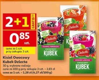 kisiel owocowy kubek