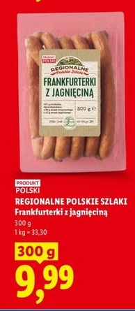 frankfurterki z jagnięciną