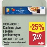 ciasto na pizzę z sosem pomidorowym