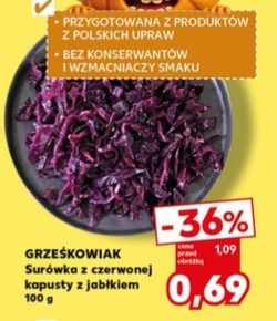 surówka z czerwonej kapusty z jabłkiem