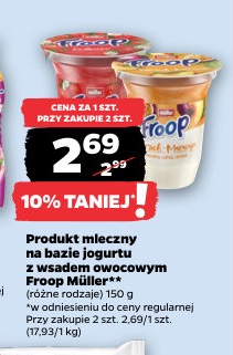 produkt mleczny na bazie jogurtu z wsadem owocowym