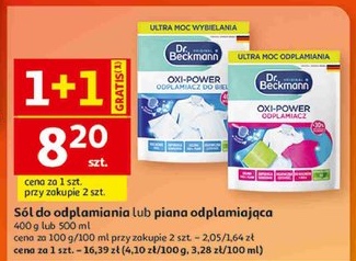 Sól do odplamiania lub piana odplamiająca