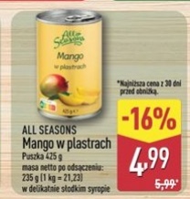 mango w plastrach