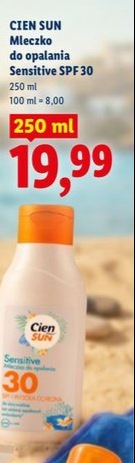 mleczko do opalania sensitive SPF 30
