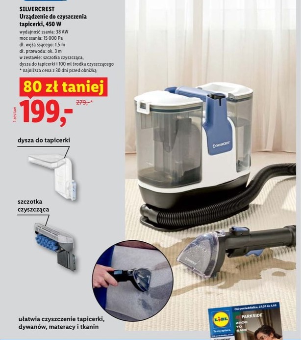 Urządzenie do czyszczenia tapicerki