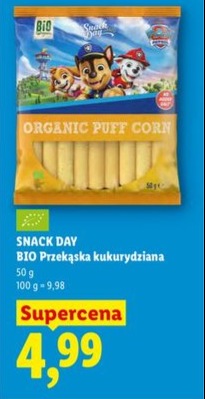BIO przekąska kukurydziana