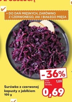 surówka z czerwonej kapusty z jabłkiem