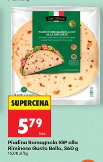 Piadina Romagnola IGP alla Riminese