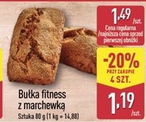 bułka fitness z marchewką