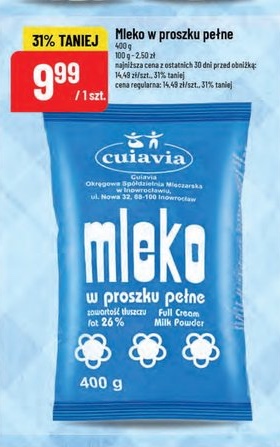Mleko w proszku pełne