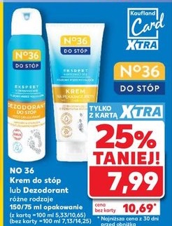 krem do stóp lub dezodorant