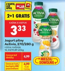 jogurt pitny Activia